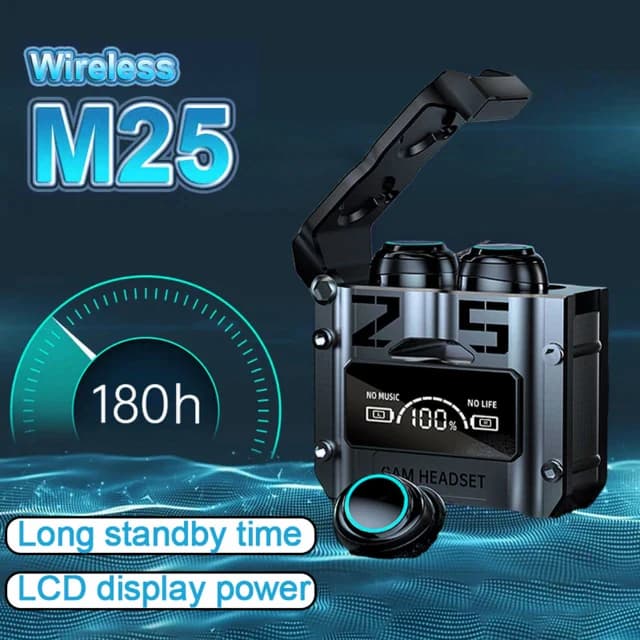 M25 Damix TWS Gaming Headphones True Wireless Earbuds Touch Control