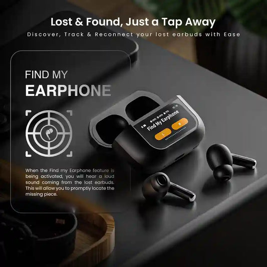 A9 PRO Tws in-Ear Earbuds Anc Wireless Earphones BLACK